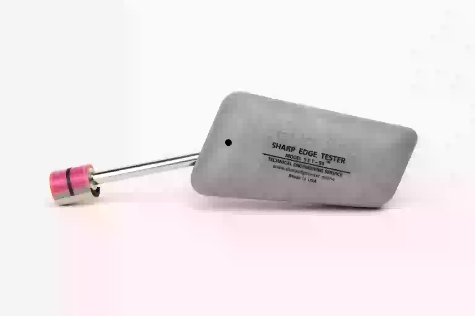 TES社シャープエッジテスター　金属の鋭利な部分で人にケガをさせないために！